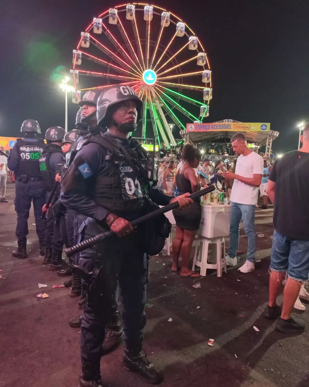 GCM de Salvador em patrulha na Operação Réveillon 