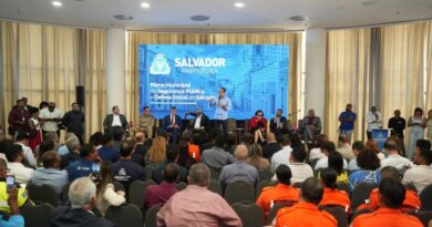 Foto do lançamento do Plano Municipal de Segurança de Salvador